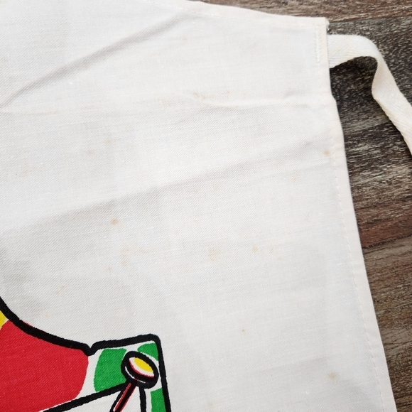 Vintage 50s Cooking Barth and Dryfuss Apron Barbecue Recipe Cotton USA Made - Picture 9 of 9